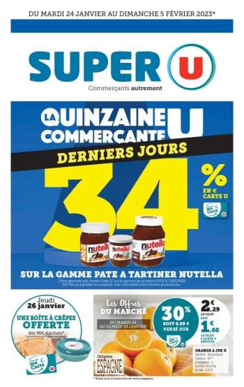 Catalogue SUPER U - 24/01/2023 - 05/02/2023.
