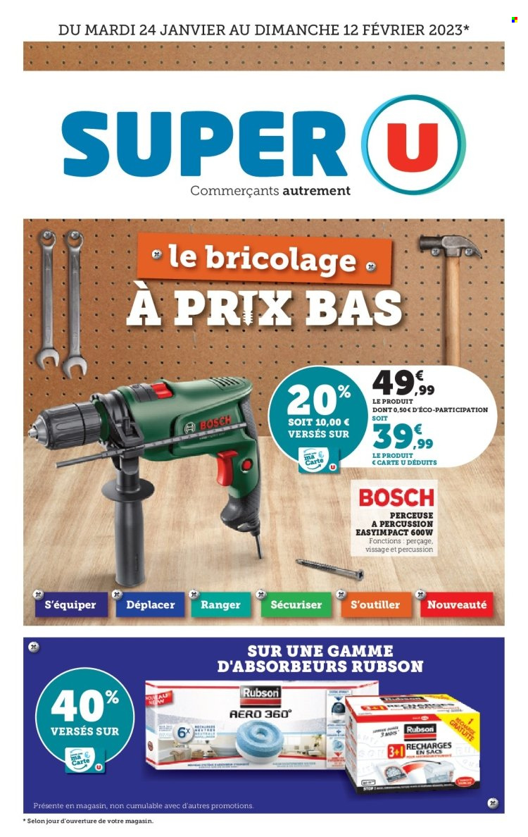 Catalogue SUPER U - 24/01/2023 - 12/02/2023. Page 1
