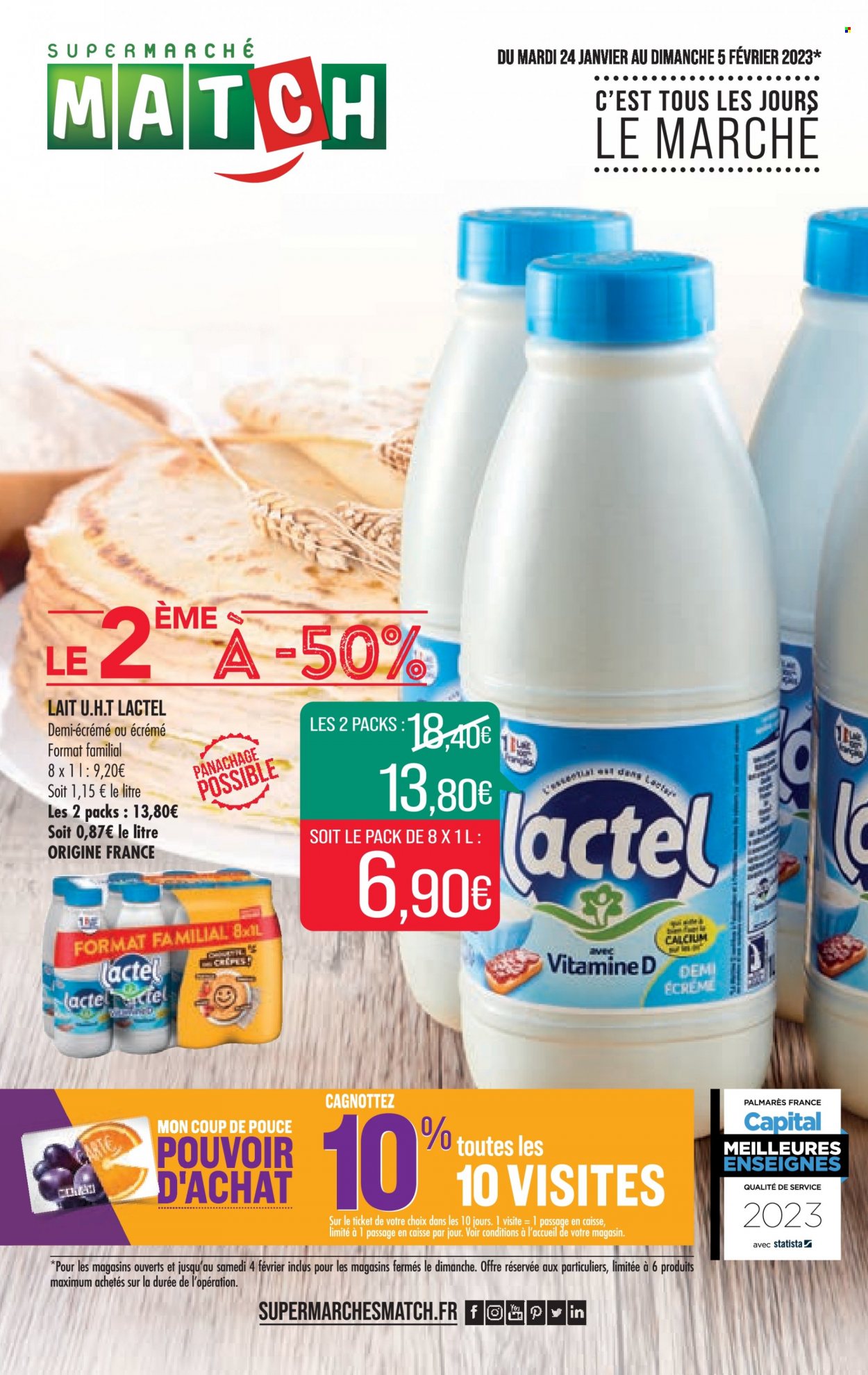 Catalogue Supermarché Match - 24/01/2023 - 05/02/2023. Page 1
