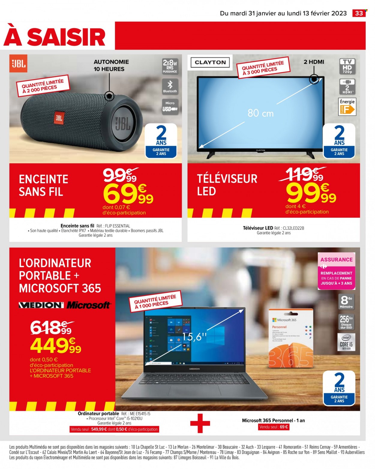 Catalogue Carrefour Hypermarchés - 31/01/2023 - 13/02/2023. Page 36