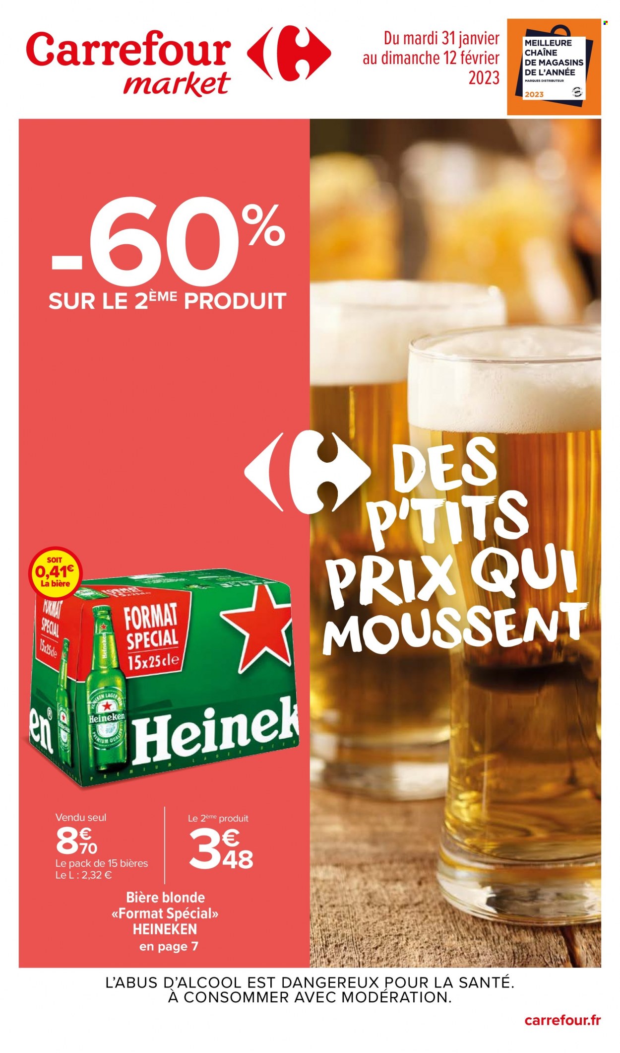 Catalogue Carrefour Market - 31/01/2023 - 12/02/2023. Page 1