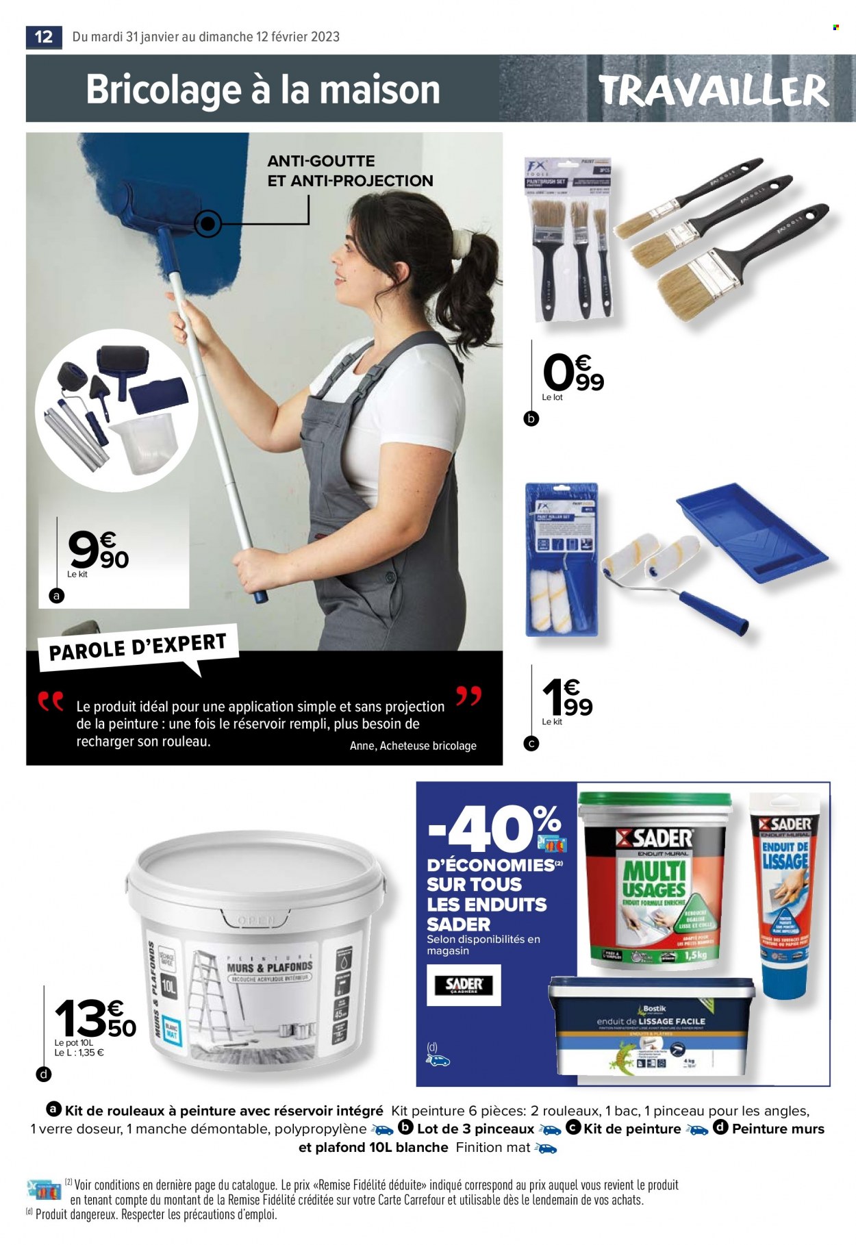 Catalogue Carrefour Market - 31/01/2023 - 12/02/2023. Page 12