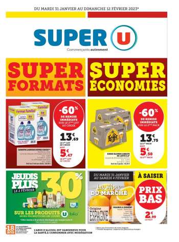 Catalogue SUPER U - 31/01/2023 - 12/02/2023.