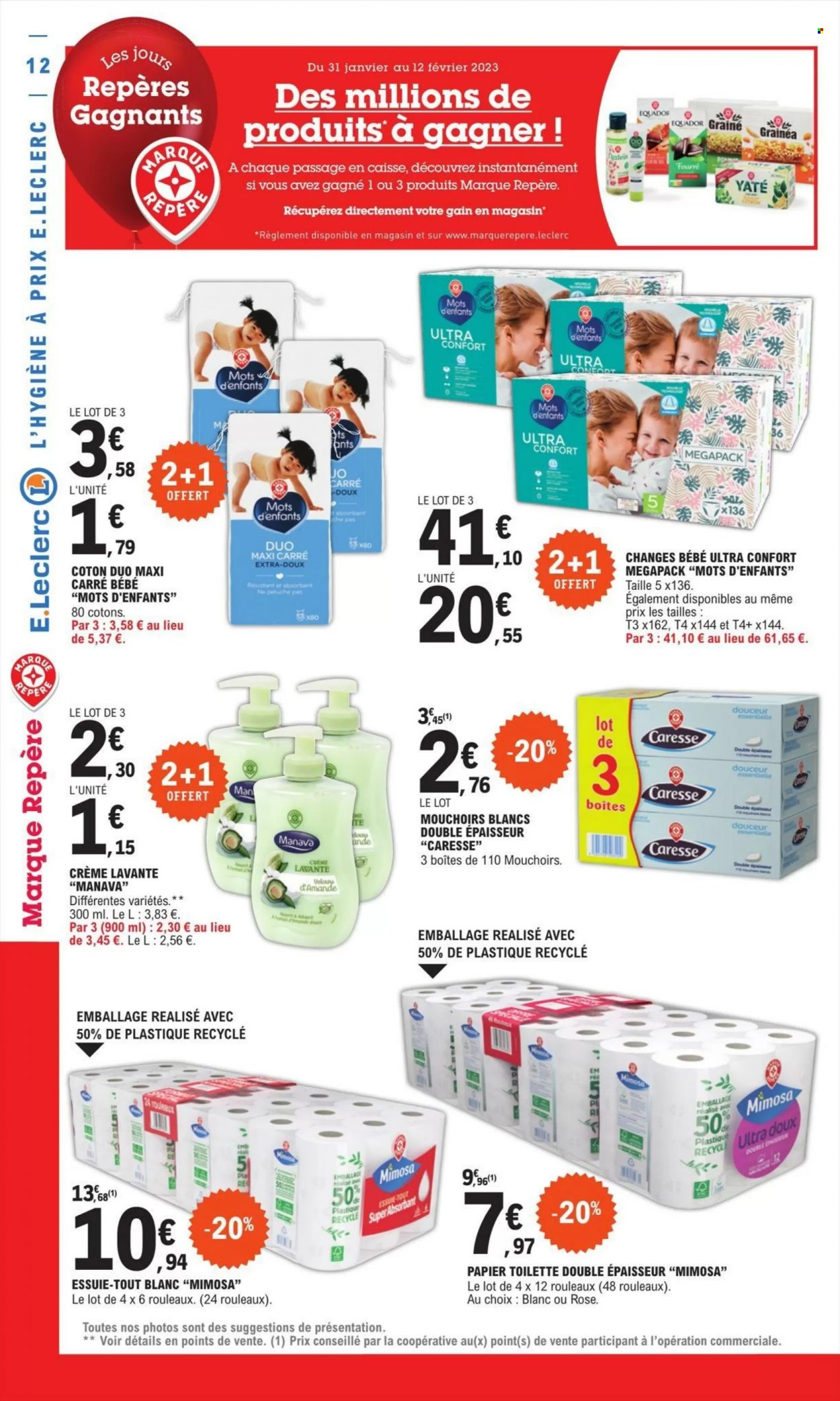Catalogue E.Leclerc - 31/01/2023 - 11/02/2023. Page 12