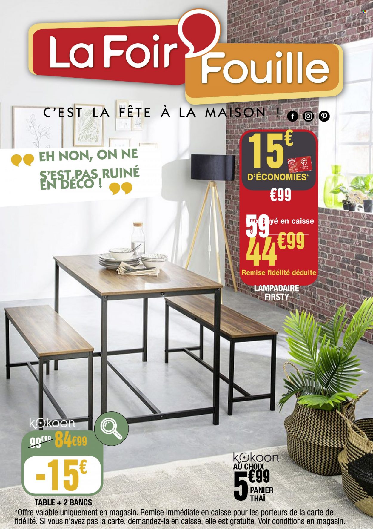 Catalogue La Foir'Fouille - 30/01/2023 - 05/02/2023. Page 1