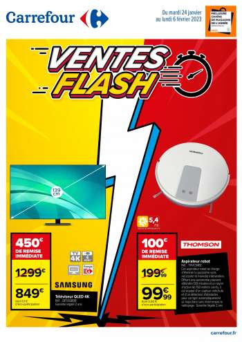 Catalogue Carrefour Hypermarchés - 24/01/2023 - 06/02/2023.