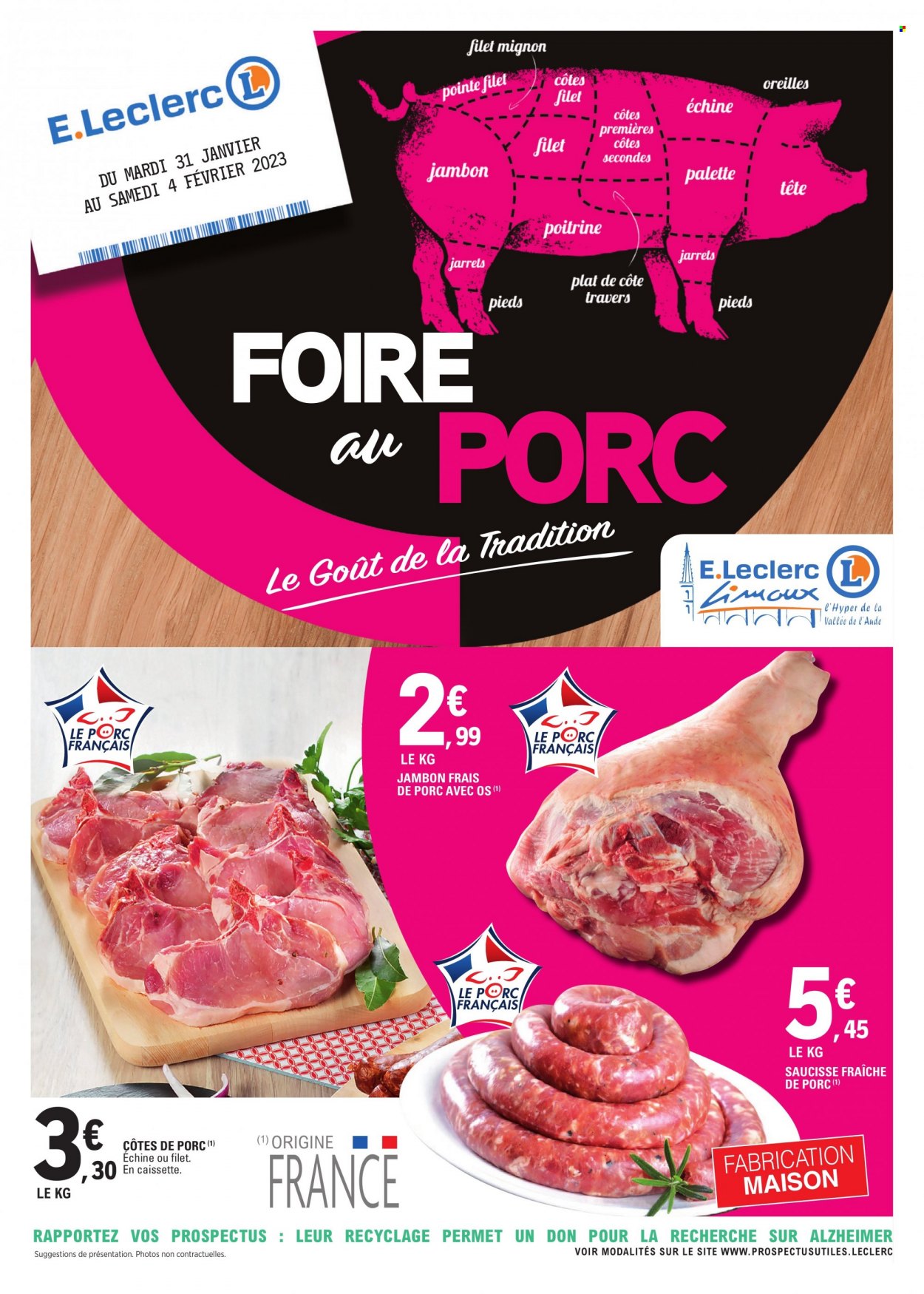 Catalogue E.Leclerc - 31/01/2023 - 04/02/2023. Page 1