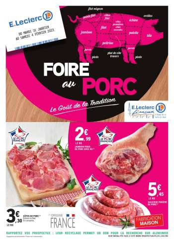 Catalogue E.Leclerc - 31/01/2023 - 04/02/2023.