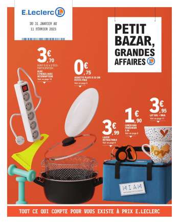 Catalogue E.Leclerc - 31/01/2023 - 11/02/2023.
