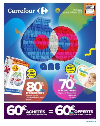 Catalogue Carrefour Hypermarchés - 07/02/2023 - 20/02/2023.