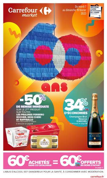 Catalogue Carrefour Market - 07/02/2023 - 19/02/2023.