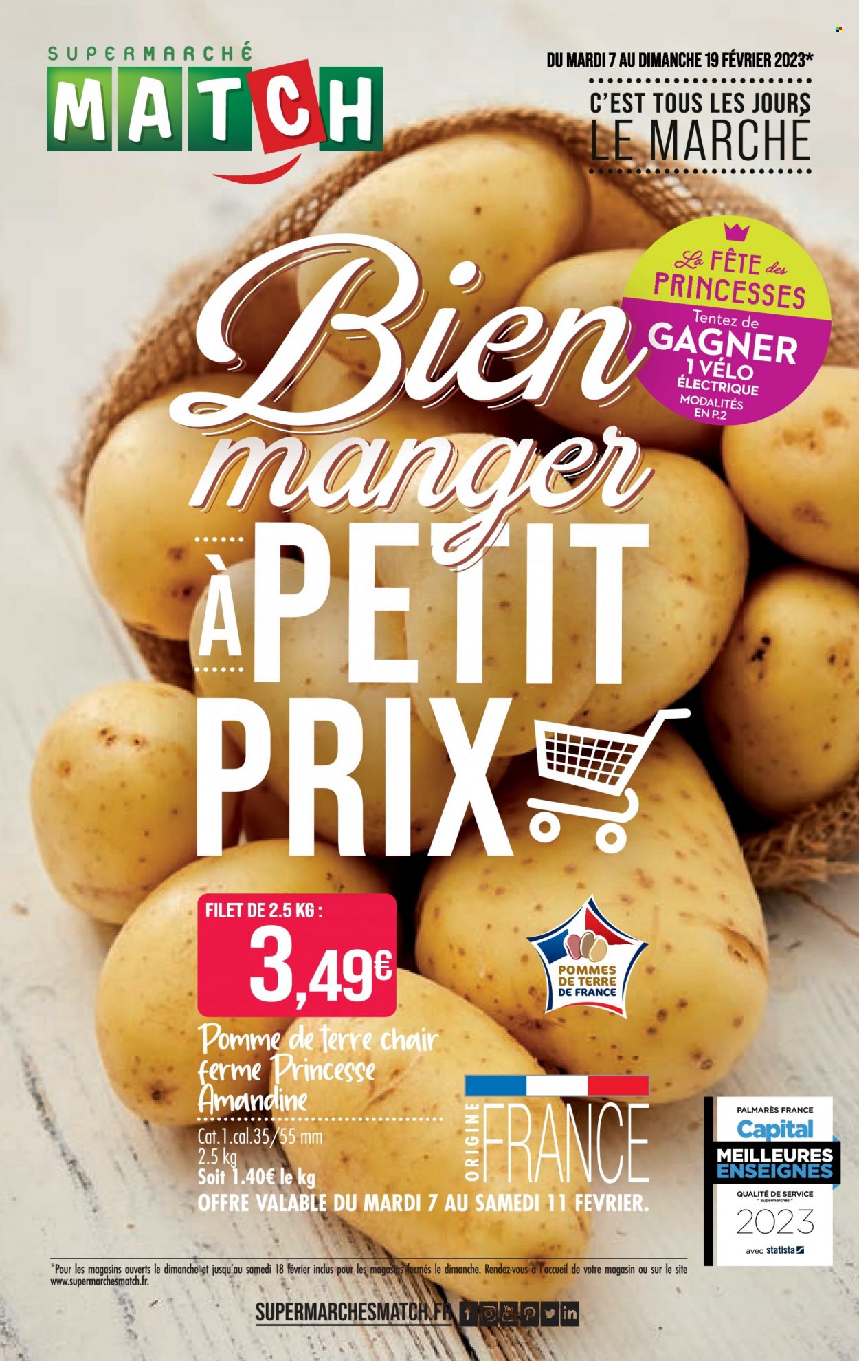 Catalogue Supermarché Match - 07/02/2023 - 19/02/2023. Page 1