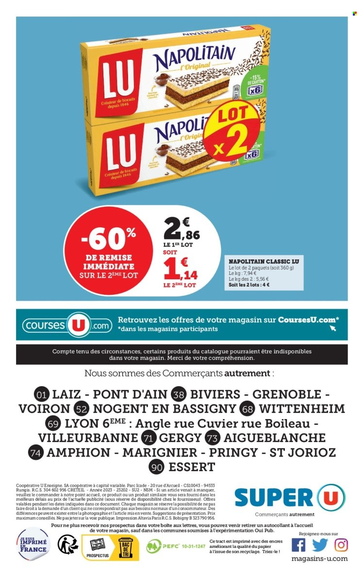 Catalogue SUPER U - 07/02/2023 - 19/02/2023. Page 36