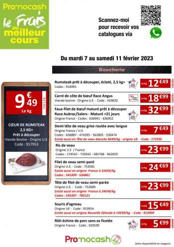 Catalogue Promocash - 07/02/2023 - 11/02/2023.