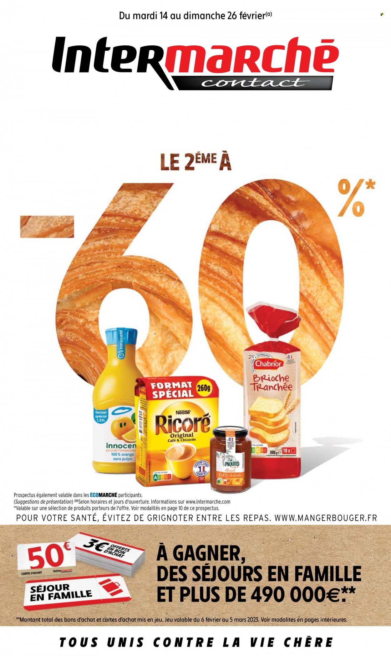 Catalogue Intermarché Contact - 14/02/2023 - 26/02/2023. Page 1