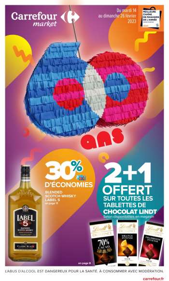 Catalogue Carrefour Market - 14/02/2023 - 26/02/2023.