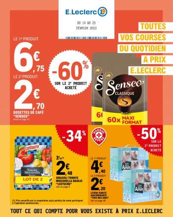 Catalogue E.Leclerc - 14/02/2023 - 25/02/2023.
