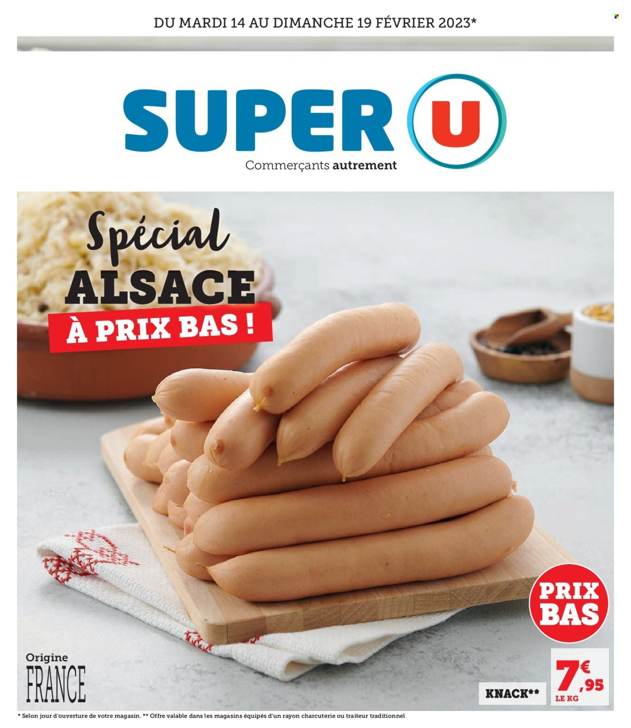 Catalogue SUPER U - 14/02/2023 - 19/02/2023. Page 1