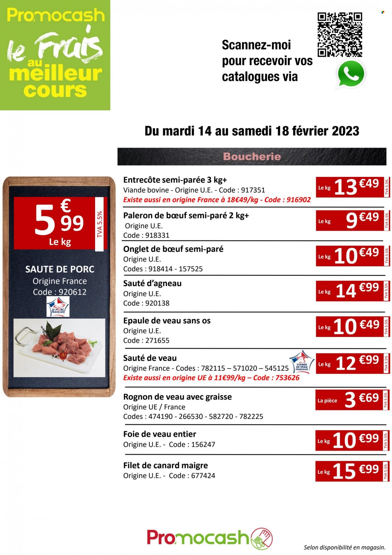Catalogue Promocash - 14/02/2023 - 18/02/2023. Page 1