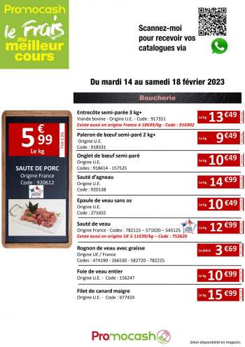 Catalogue Promocash - 14/02/2023 - 18/02/2023.