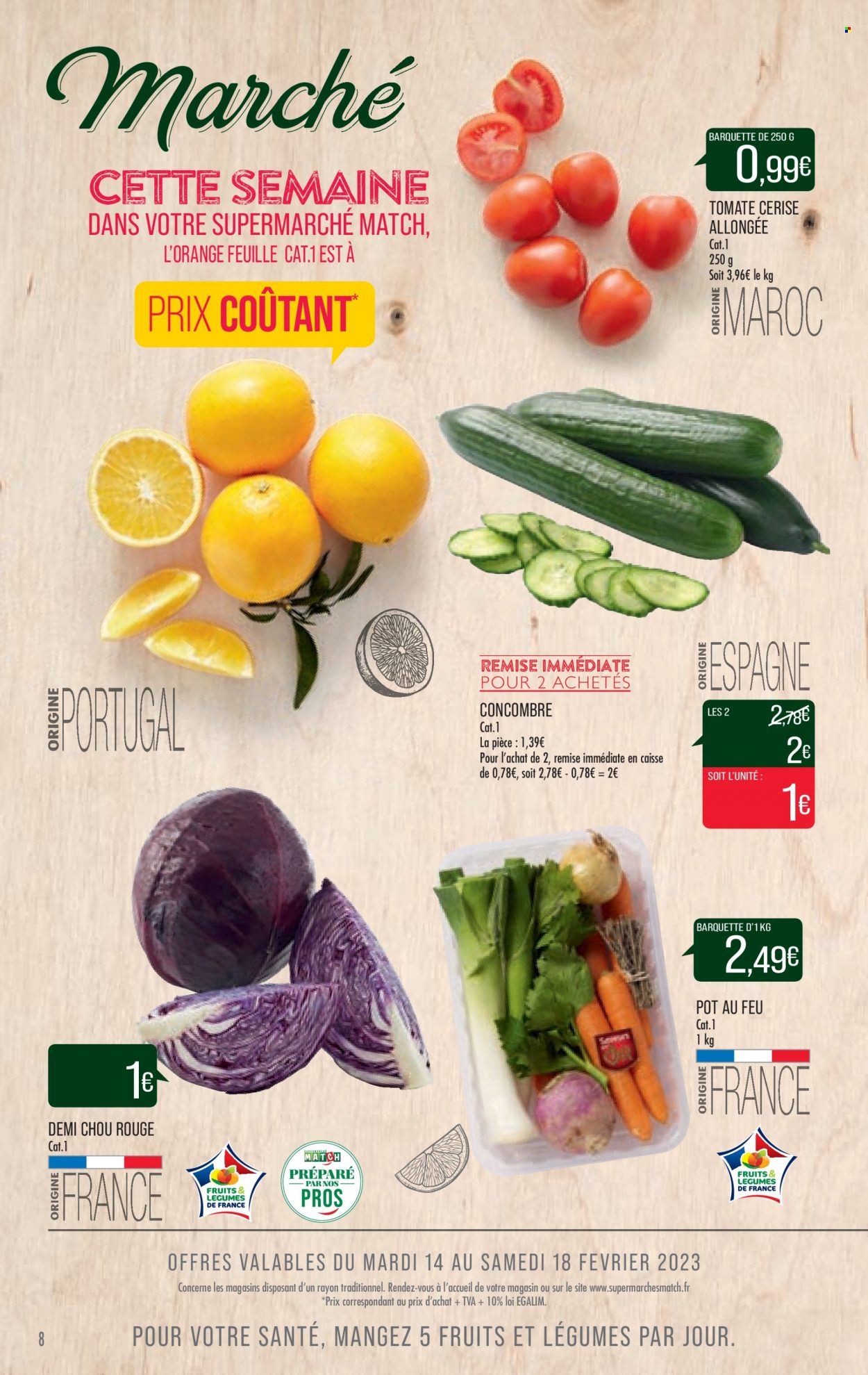 Catalogue Supermarché Match - 14/02/2023 - 19/02/2023. Page 8
