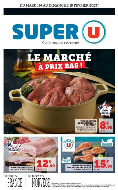 Catalogue SUPER U - 14/02/2023 - 19/02/2023. Page 1