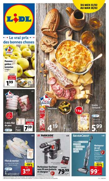 Catalogue Lidl - 22/02/2023 - 28/02/2023.