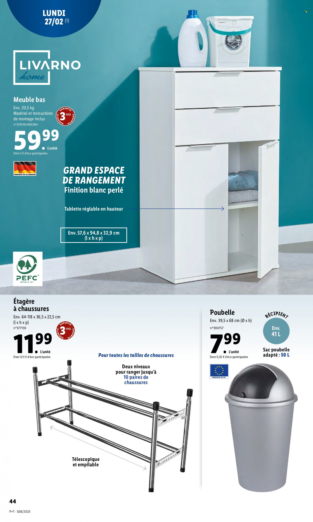 Catalogue Lidl - 22/02/2023 - 28/02/2023. Page 46