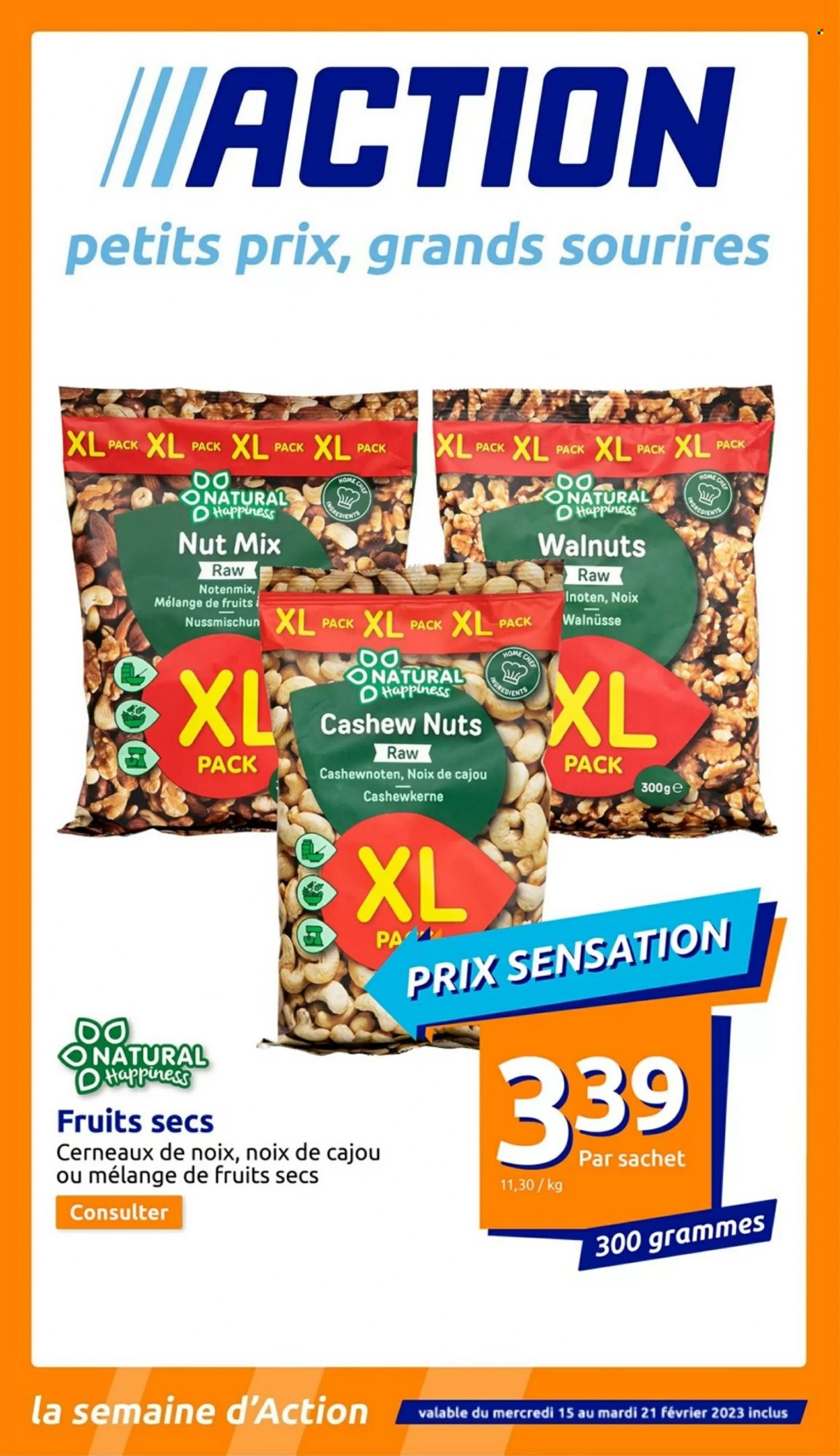 Catalogue Action - 15/02/2023 - 21/02/2023. Page 1