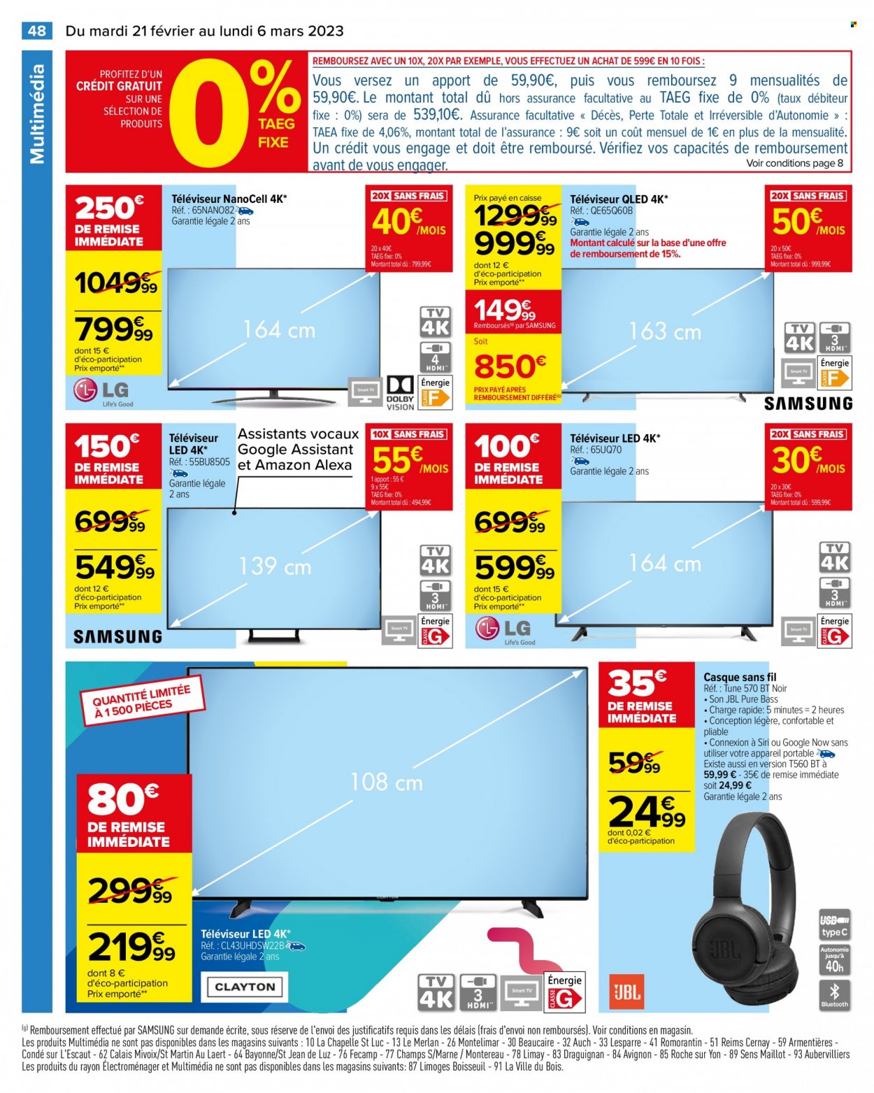 Catalogue Carrefour Hypermarchés - 21/02/2023 - 06/03/2023. Page 50