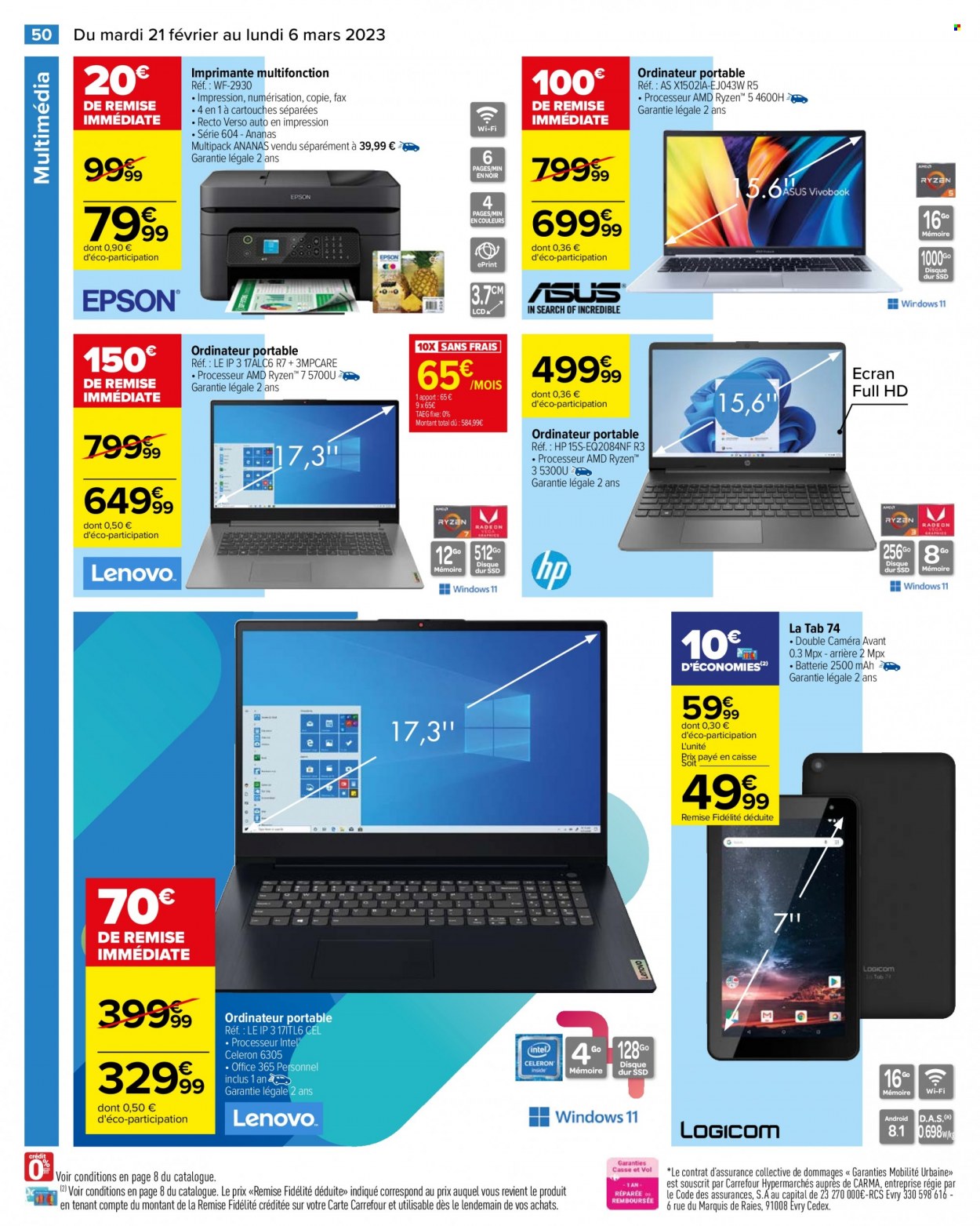 Catalogue Carrefour Hypermarchés - 21/02/2023 - 06/03/2023. Page 52