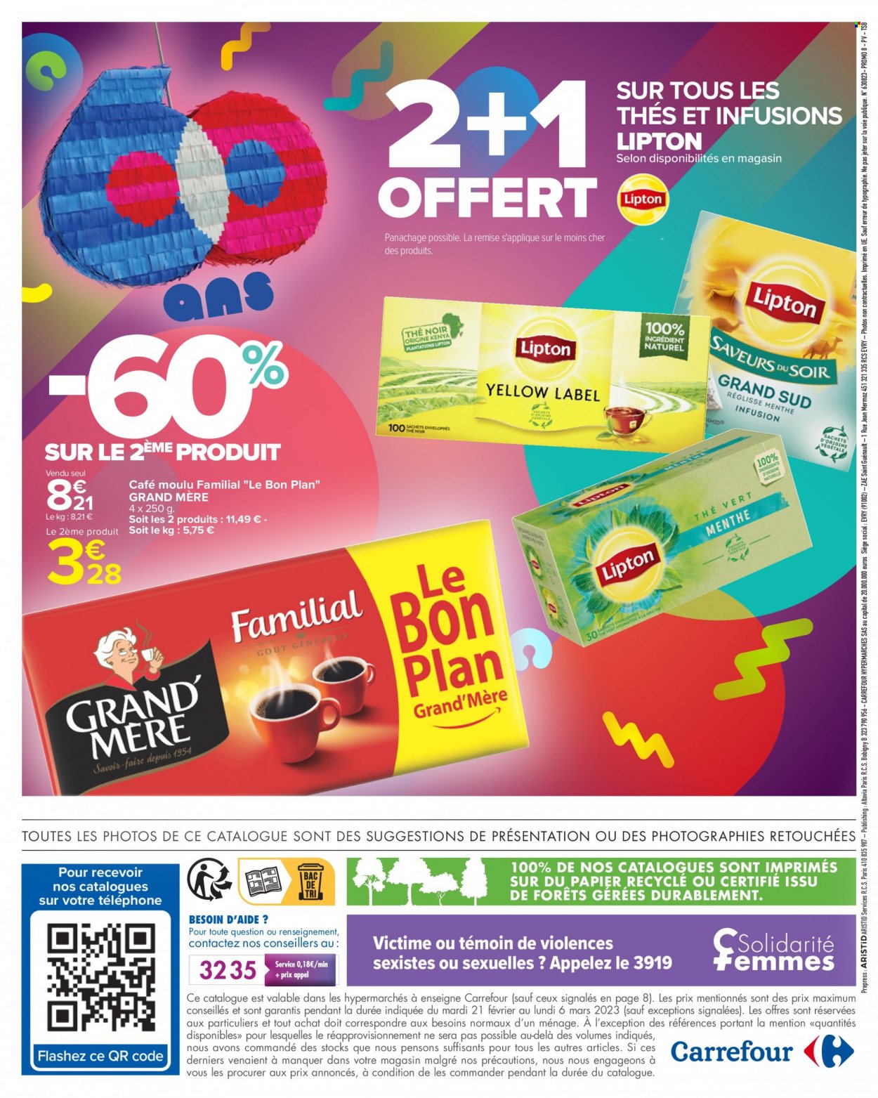 Catalogue Carrefour Hypermarchés - 21/02/2023 - 06/03/2023. Page 66