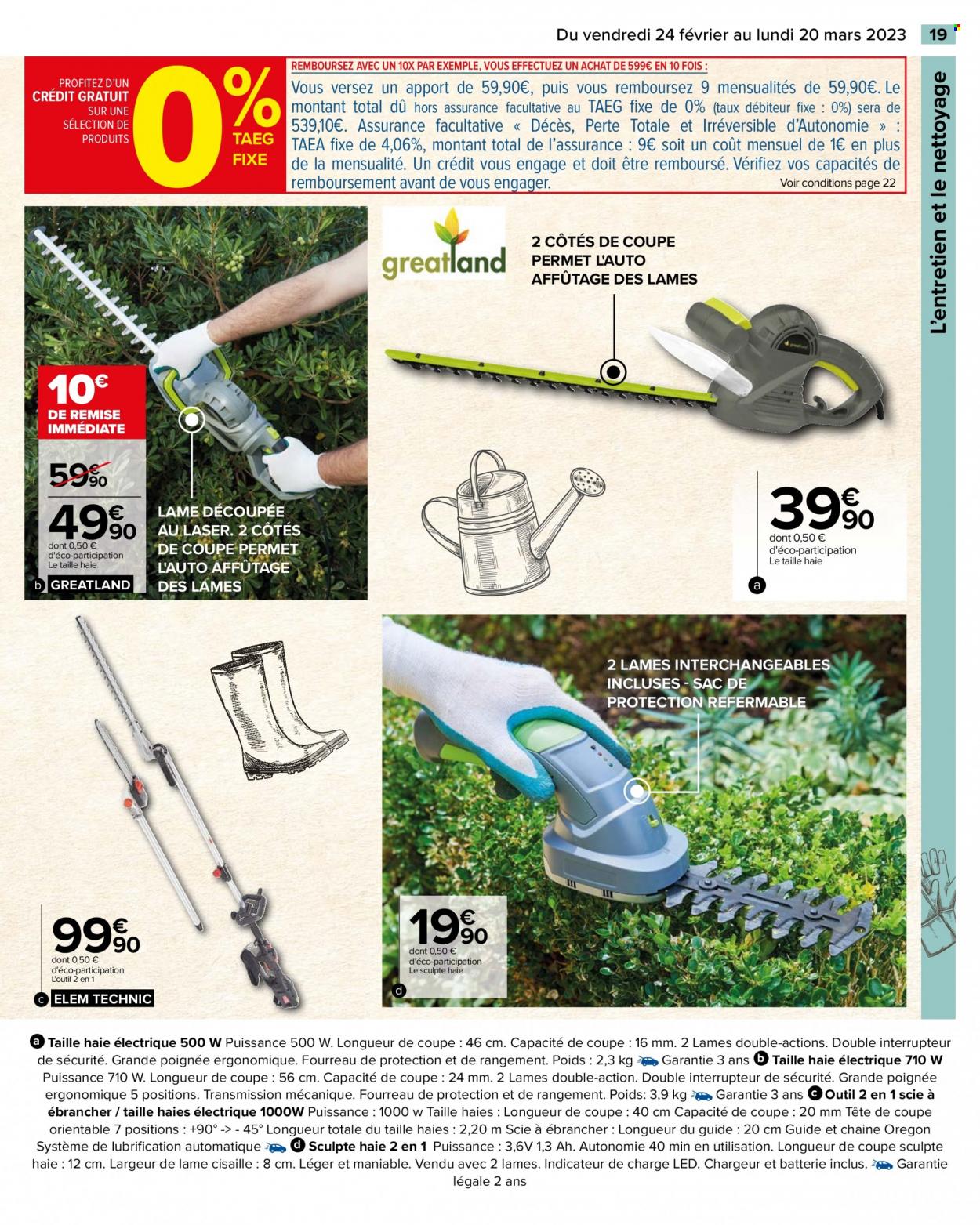 Catalogue Carrefour Hypermarchés - 24/02/2023 - 20/03/2023. Page 19