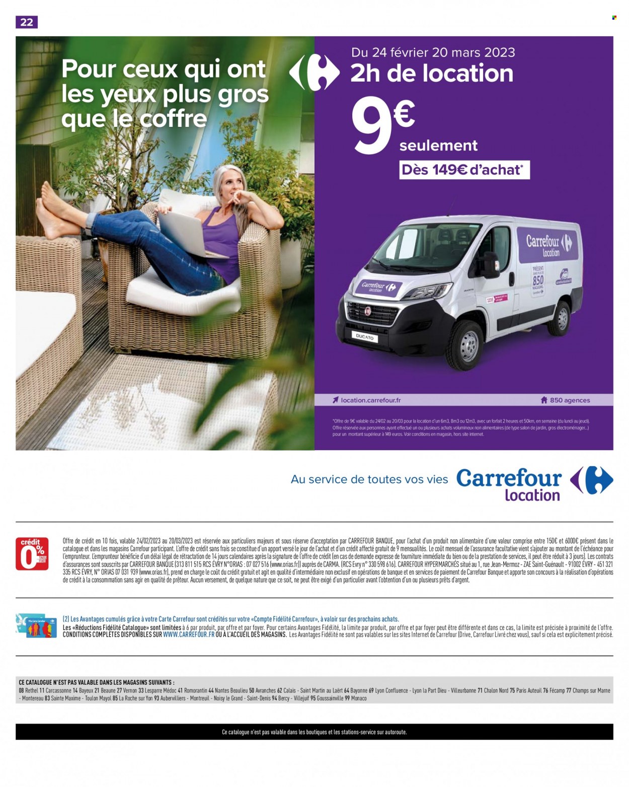 Catalogue Carrefour Hypermarchés - 24/02/2023 - 20/03/2023. Page 22