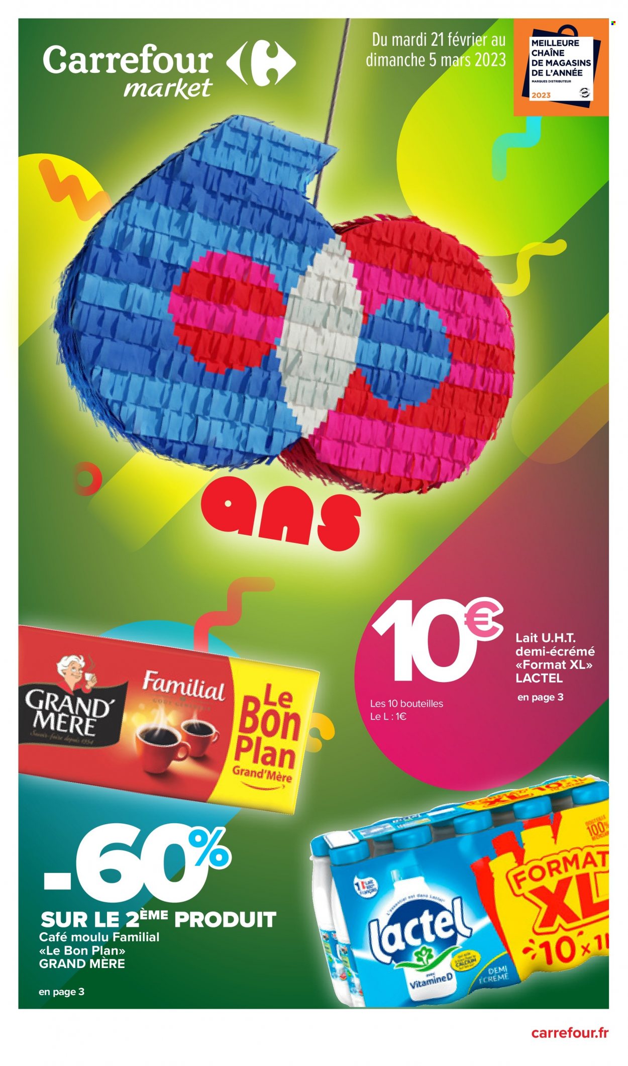 Catalogue Carrefour Market - 21/02/2023 - 05/03/2023. Page 1