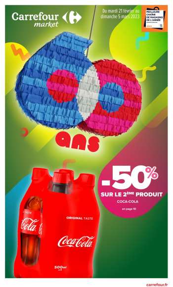 Catalogue Carrefour Market - 21/02/2023 - 05/03/2023.