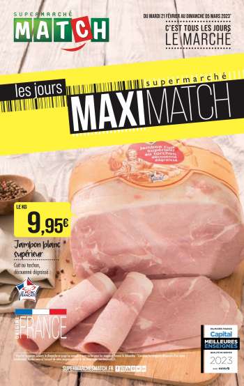 Catalogue Supermarché Match - 21/02/2023 - 05/03/2023.