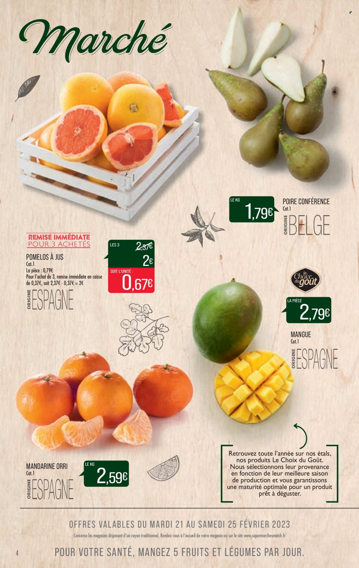 Catalogue Supermarché Match - 21/02/2023 - 05/03/2023. Page 4