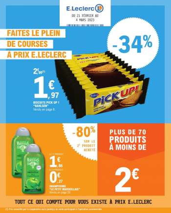 Catalogue E.Leclerc - 21/02/2023 - 04/03/2023.