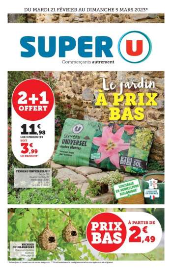 Catalogue SUPER U - 21/02/2023 - 05/03/2023.