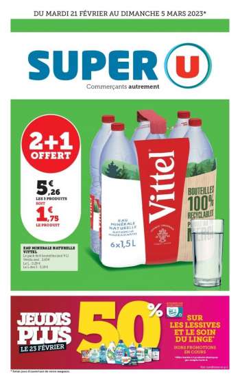 Catalogue SUPER U - 21/02/2023 - 05/03/2023.
