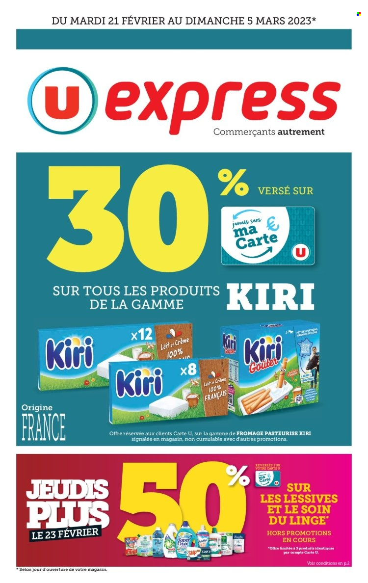 Catalogue U express - 21/02/2023 - 05/03/2023. Page 1