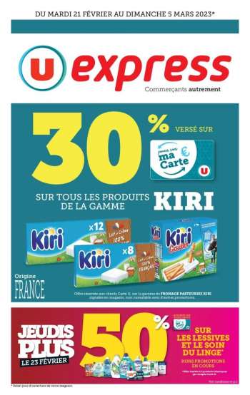 Catalogue U express - 21/02/2023 - 05/03/2023.