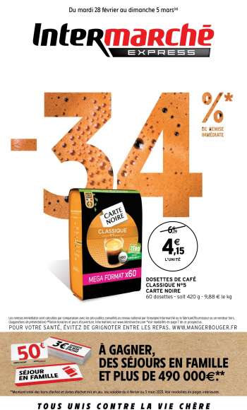 Catalogue Intermarché Express - 28/02/2023 - 05/03/2023.