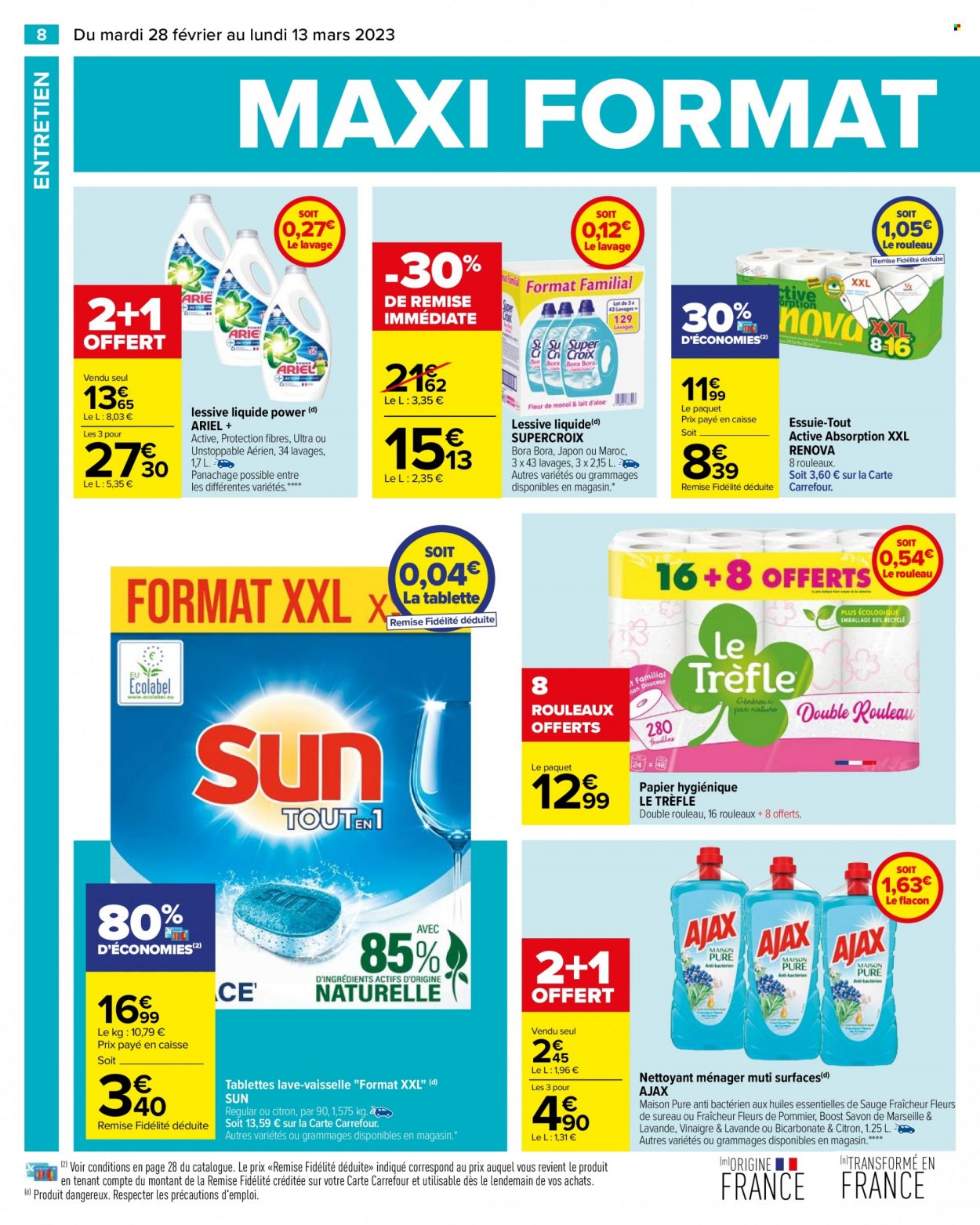 Catalogue Carrefour Hypermarchés - 28/02/2023 - 13/03/2023. Page 10