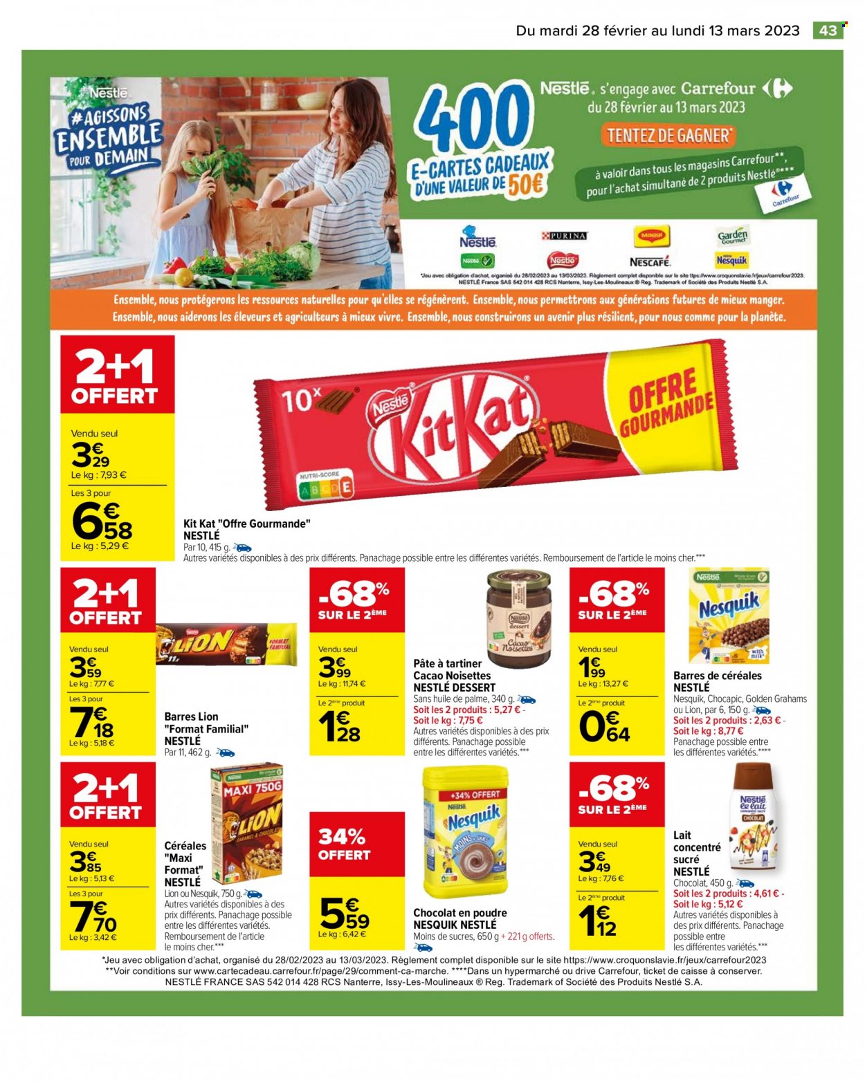 Catalogue Carrefour Hypermarchés - 28/02/2023 - 13/03/2023. Page 45