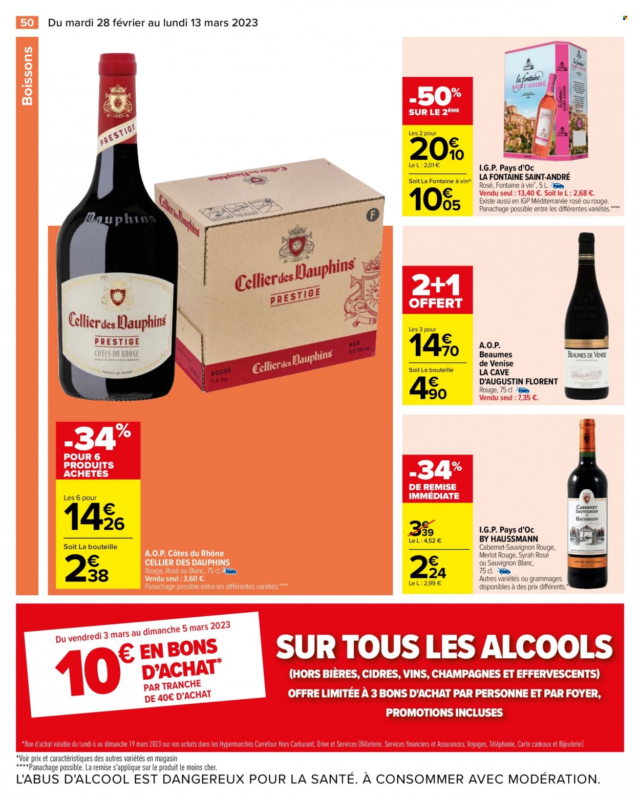 Catalogue Carrefour Hypermarchés - 28/02/2023 - 13/03/2023. Page 52
