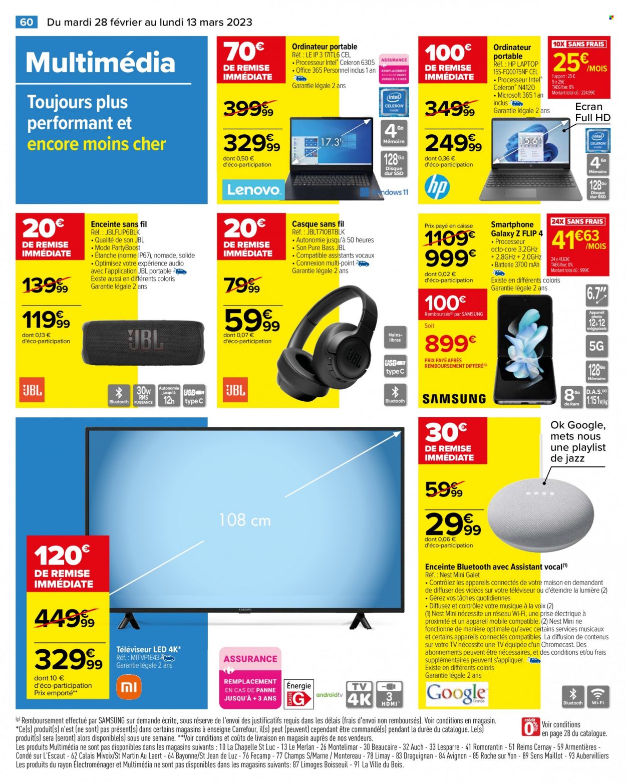 Catalogue Carrefour Hypermarchés - 28/02/2023 - 13/03/2023. Page 62