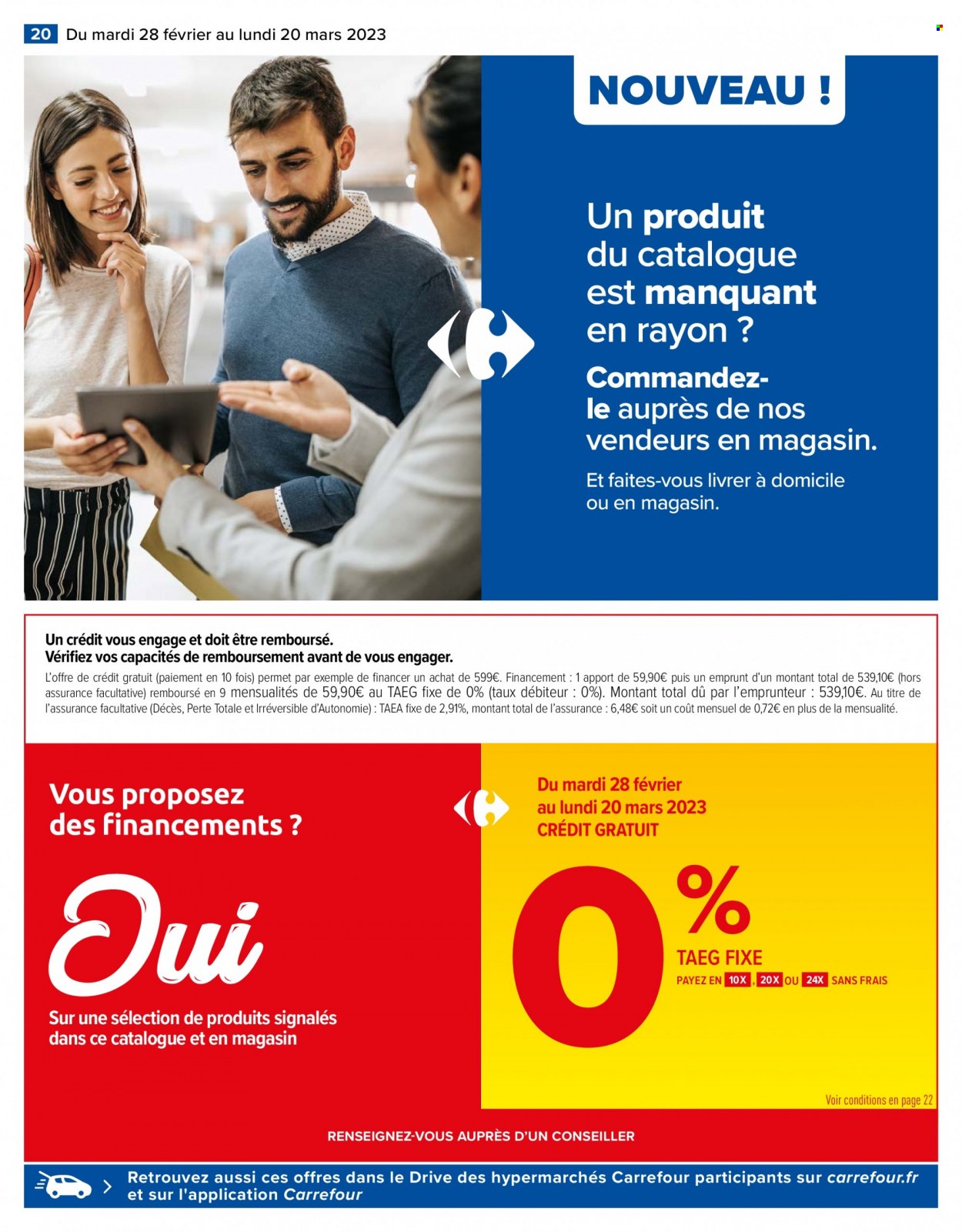 Catalogue Carrefour Hypermarchés - 28/02/2023 - 20/03/2023. Page 21