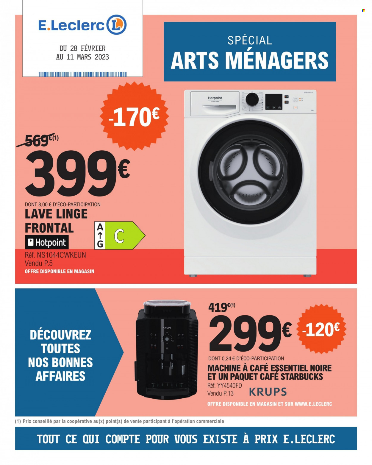 Catalogue E.Leclerc - 28/02/2023 - 11/03/2023. Page 1
